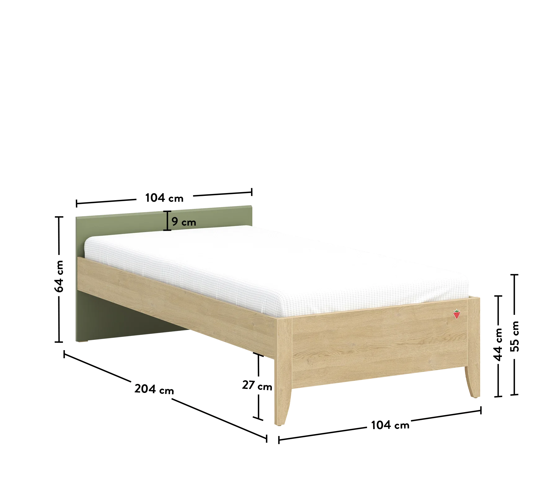 Младежко легло Loof 100x200см