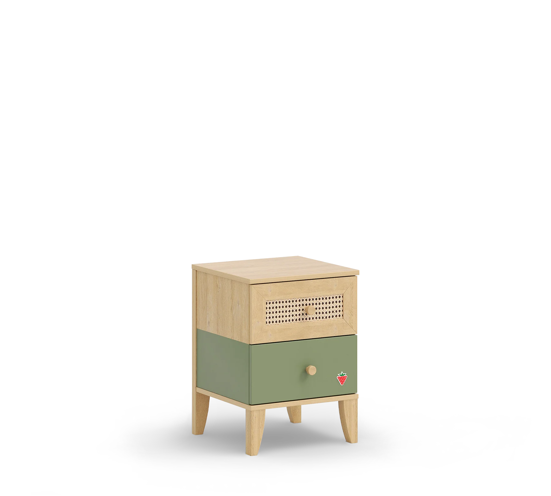 Нощно шкафче «Loof» + две чекмеджета, размер 43х56х40см