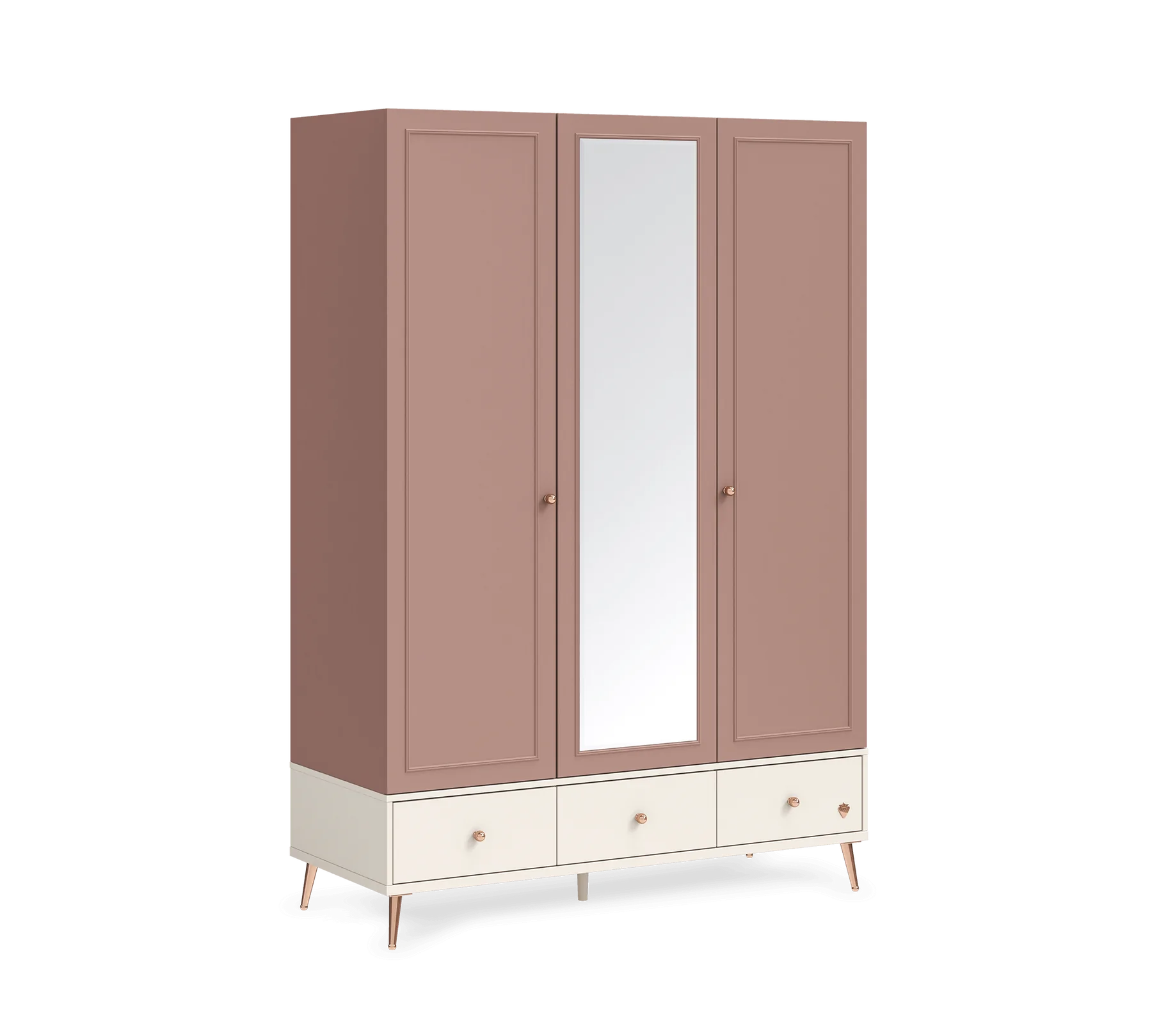 Трикрилен гардероб Elegance