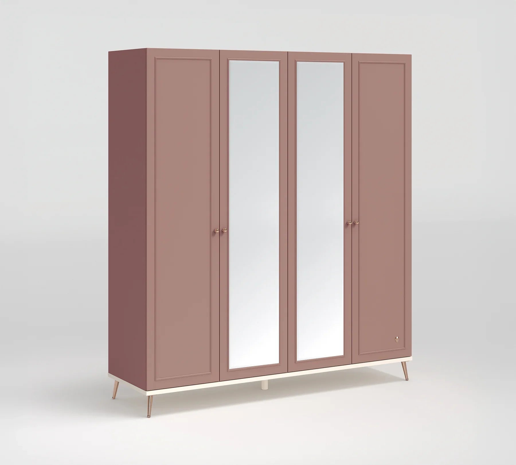 Четирикрилен гардероб Elegance