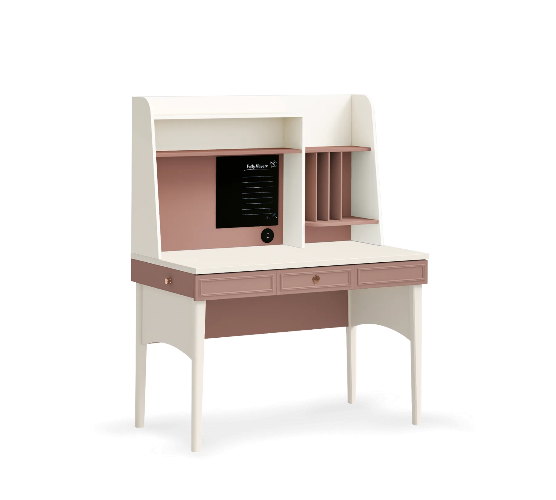 Надстройка за бюро «Elegance» + USB зарядна станция, LED осветление, размер 117х70х28см