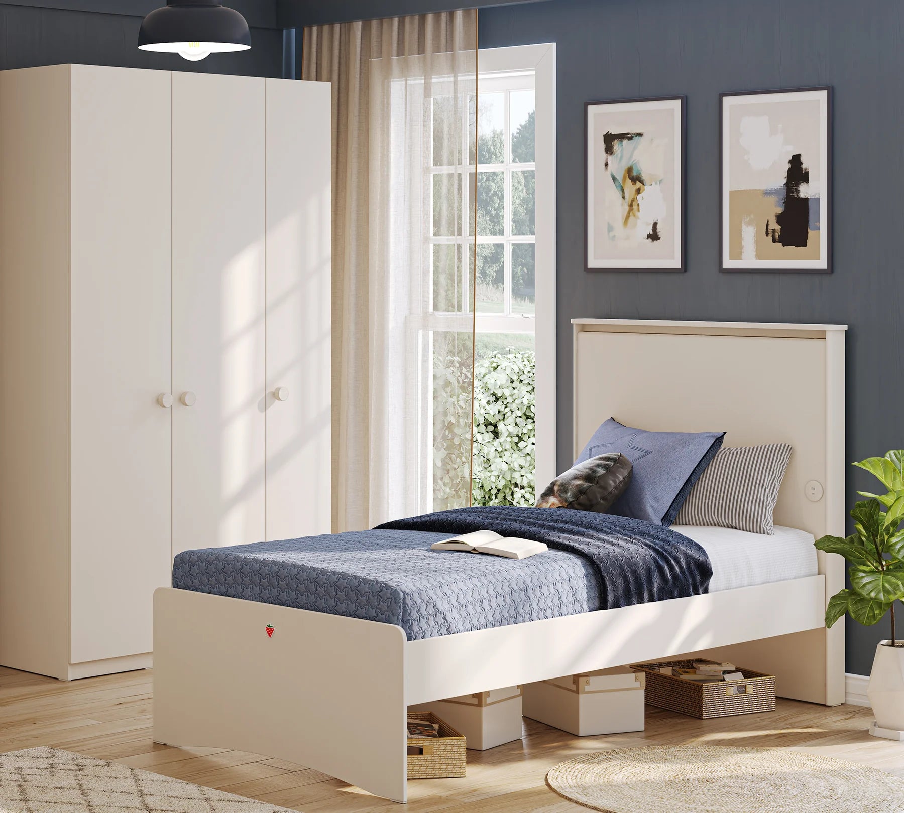 Легло «Varia» + табла с USB зарядна станция