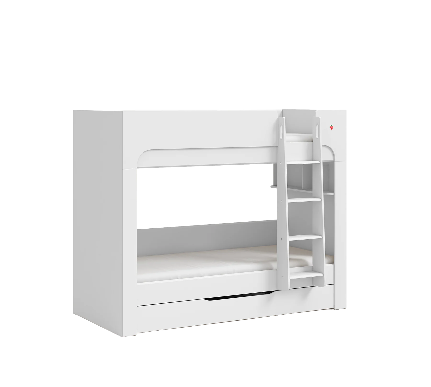 Двуетажно легло «Varia White» за матраци с размер 90x200см