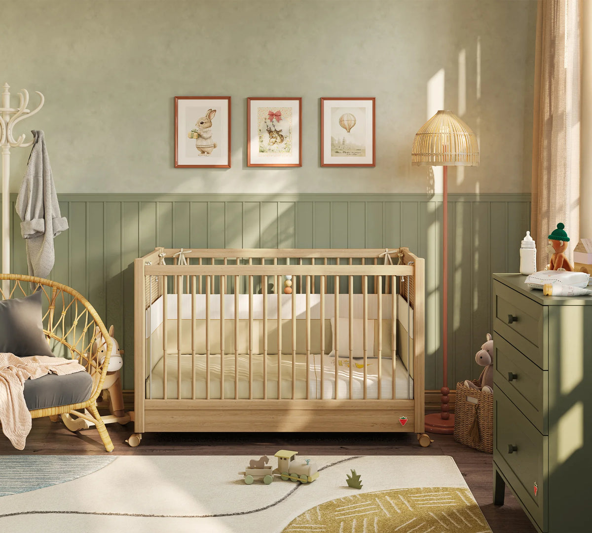 Бебешка кошара «Loof Baby» размер 60x120cm