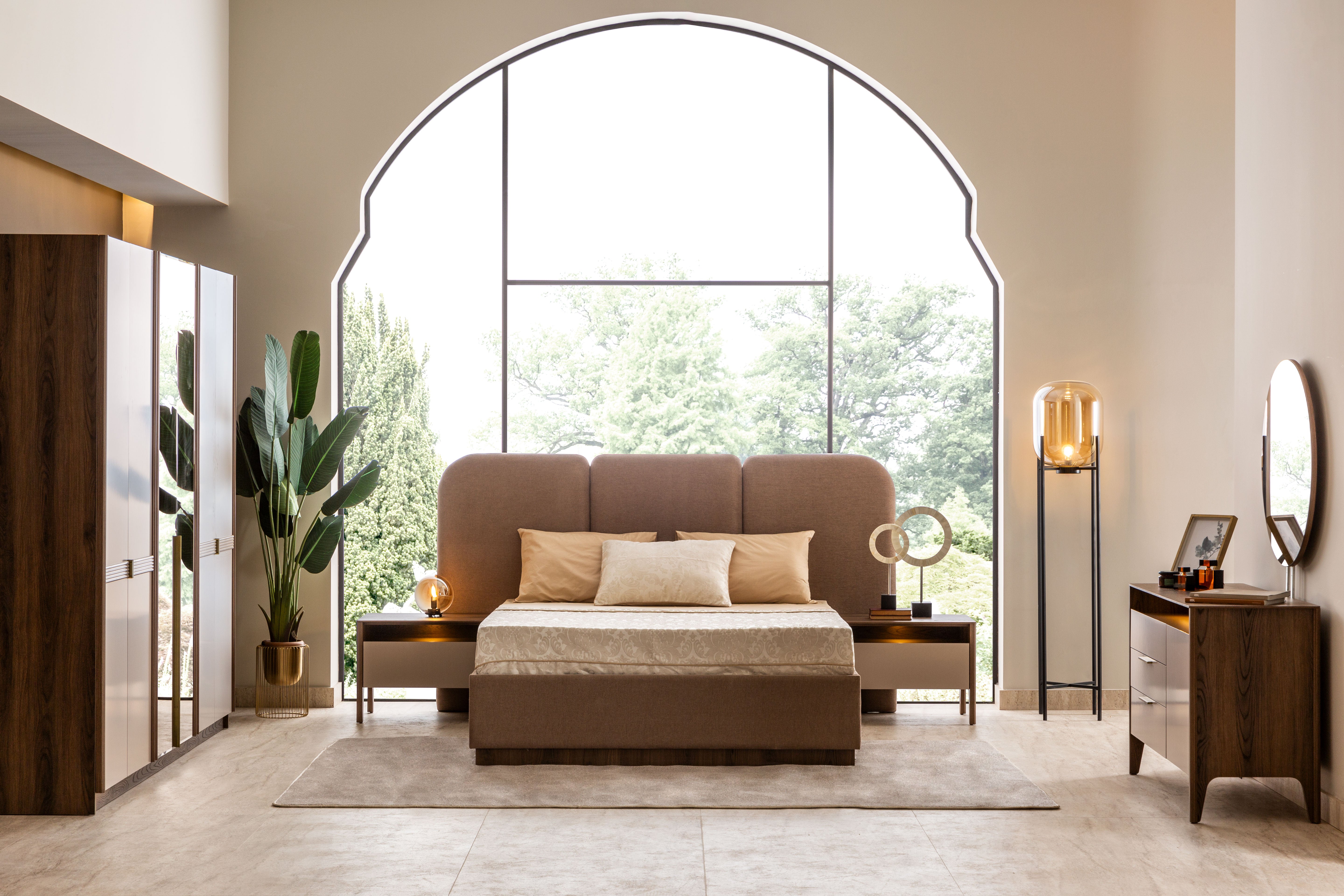 Тапицирано легло «Tilsim» с място за съхранение, повдигащ механизъм