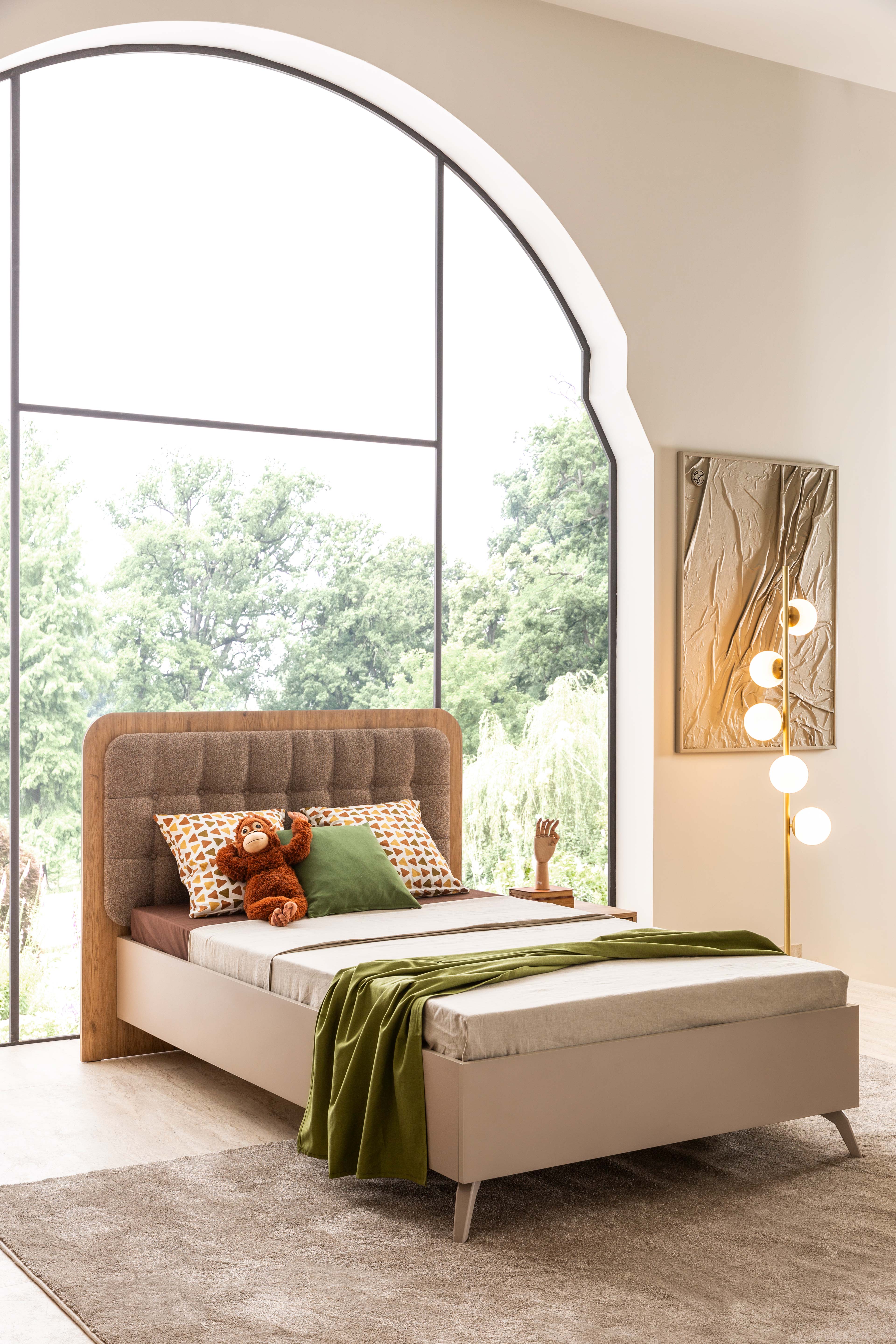 Тапицирано легло «Galata» с място за съхранение, повдигащ механизъм