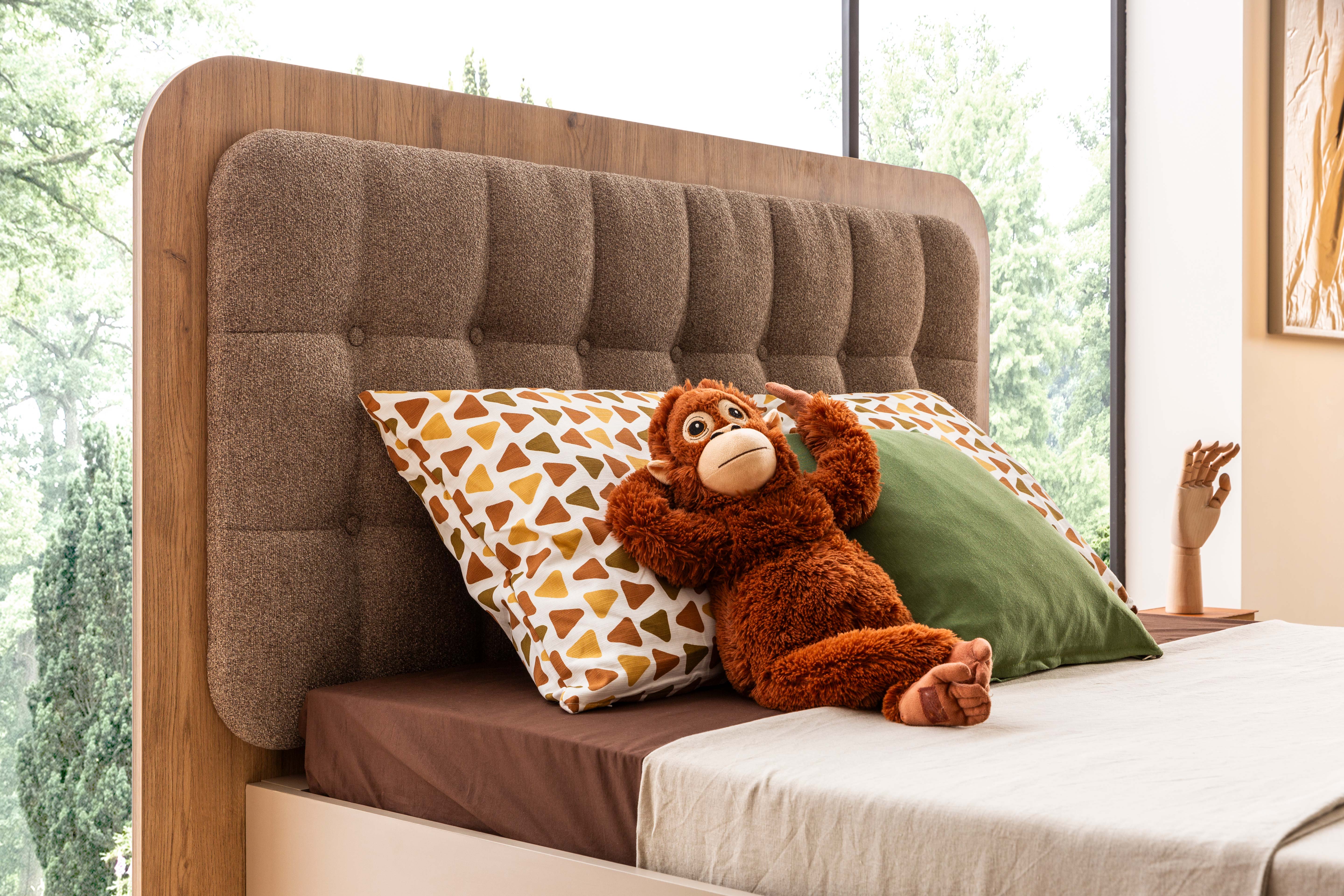 Тапицирано легло «Galata» с място за съхранение, повдигащ механизъм