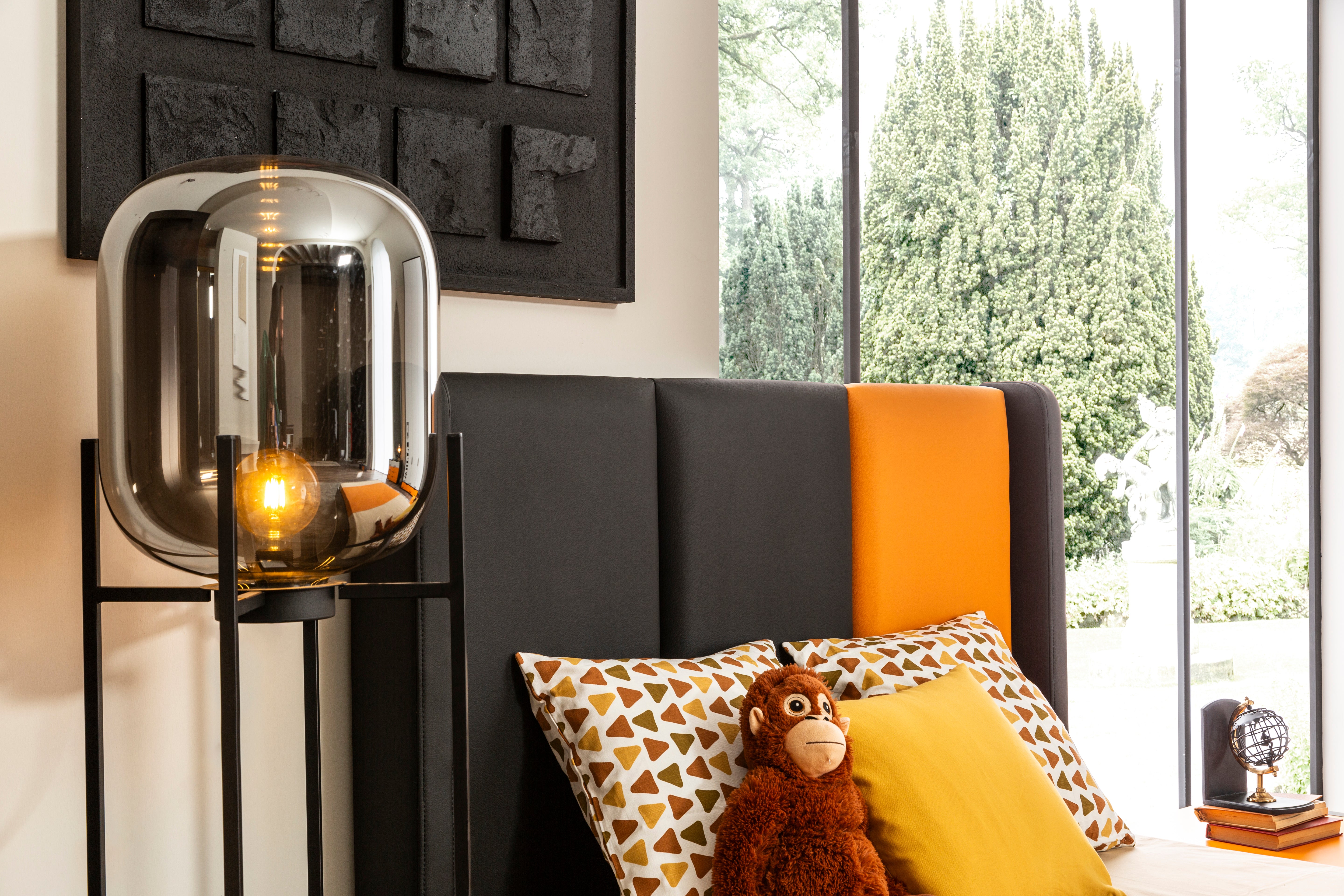 Тапицирано легло «Belen» с място за съхранение, повдигащ механизъм