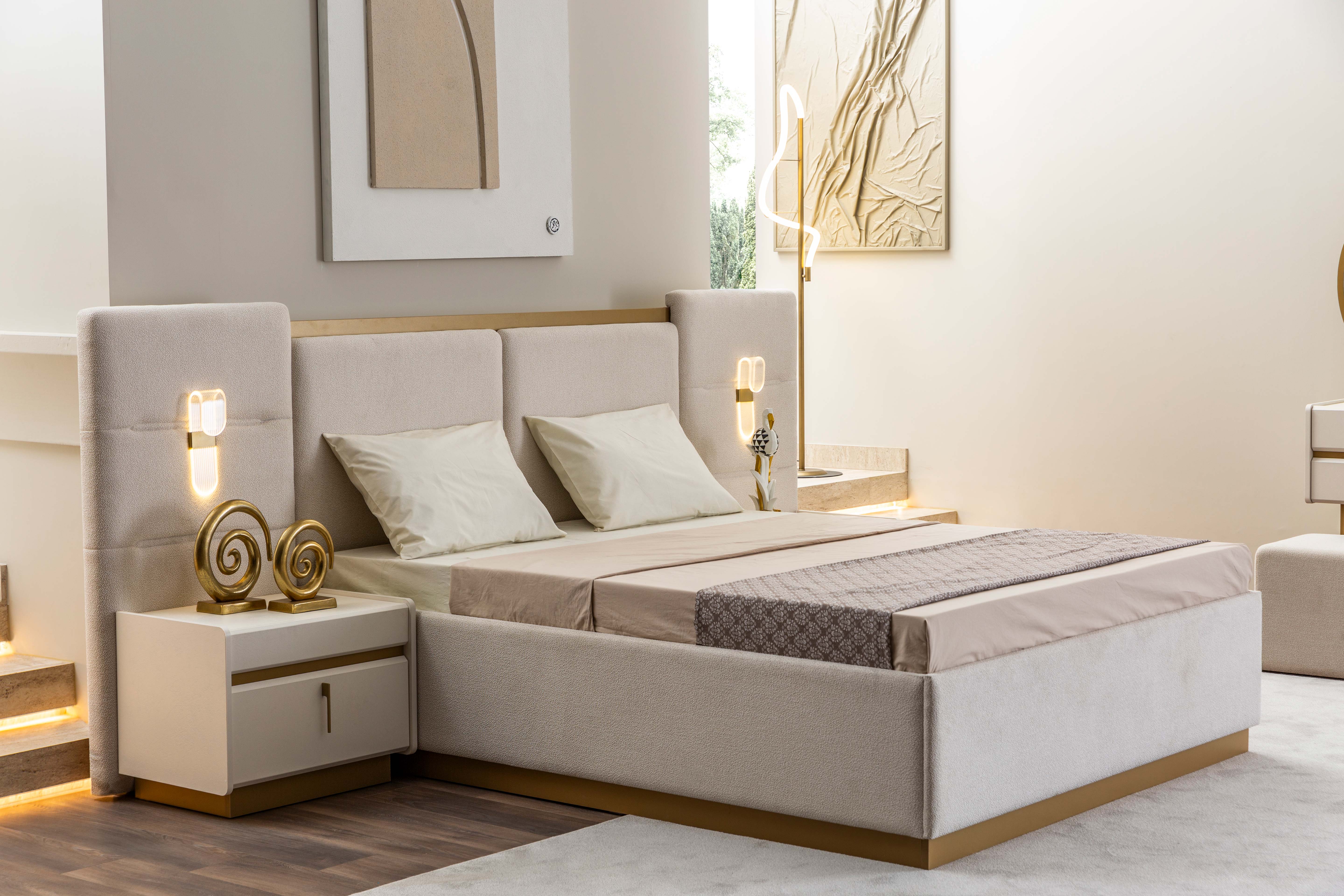 Нощно шкафче «Loren» + две чекмеджета, размер 65х49х45см