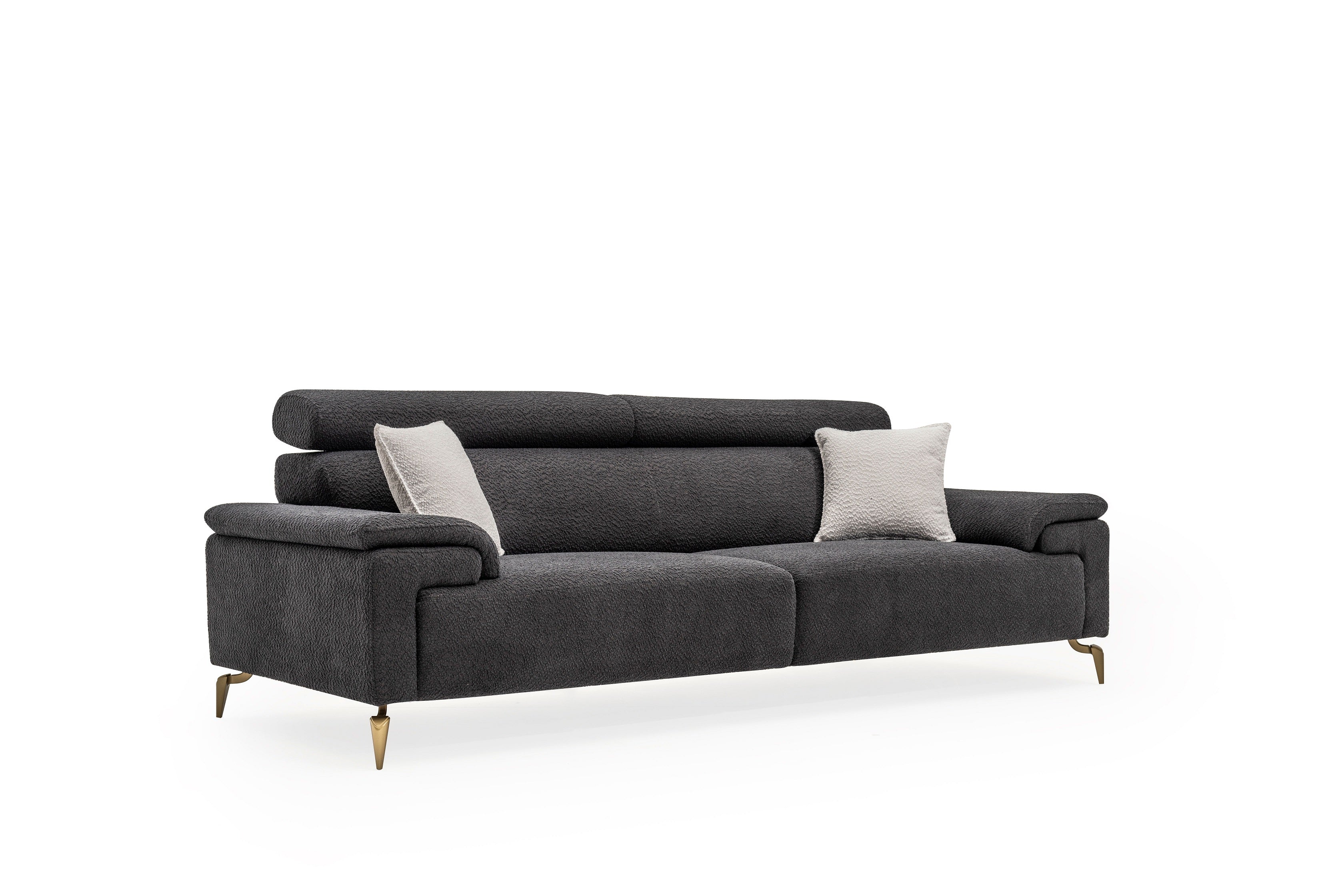 Tриместен диван «Loren» + 2 декоративни възглавници, ширина 250см