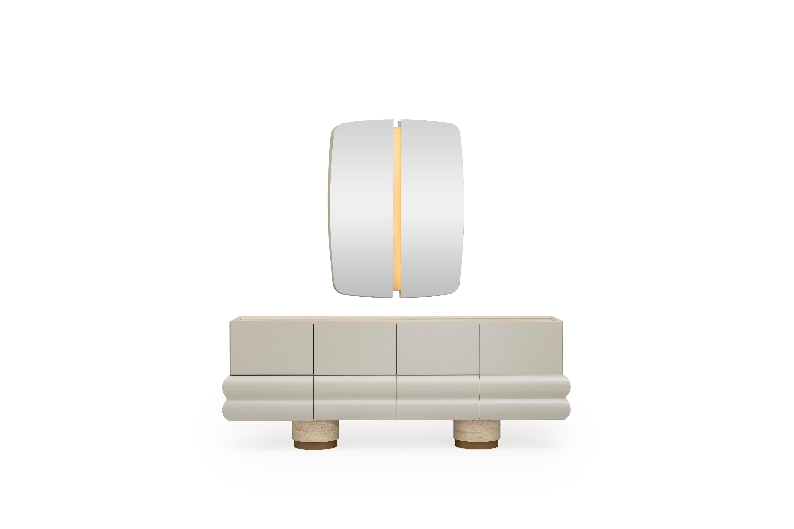 Бюфет «Milas» с осем чекмеджета, размер 218х82х53см