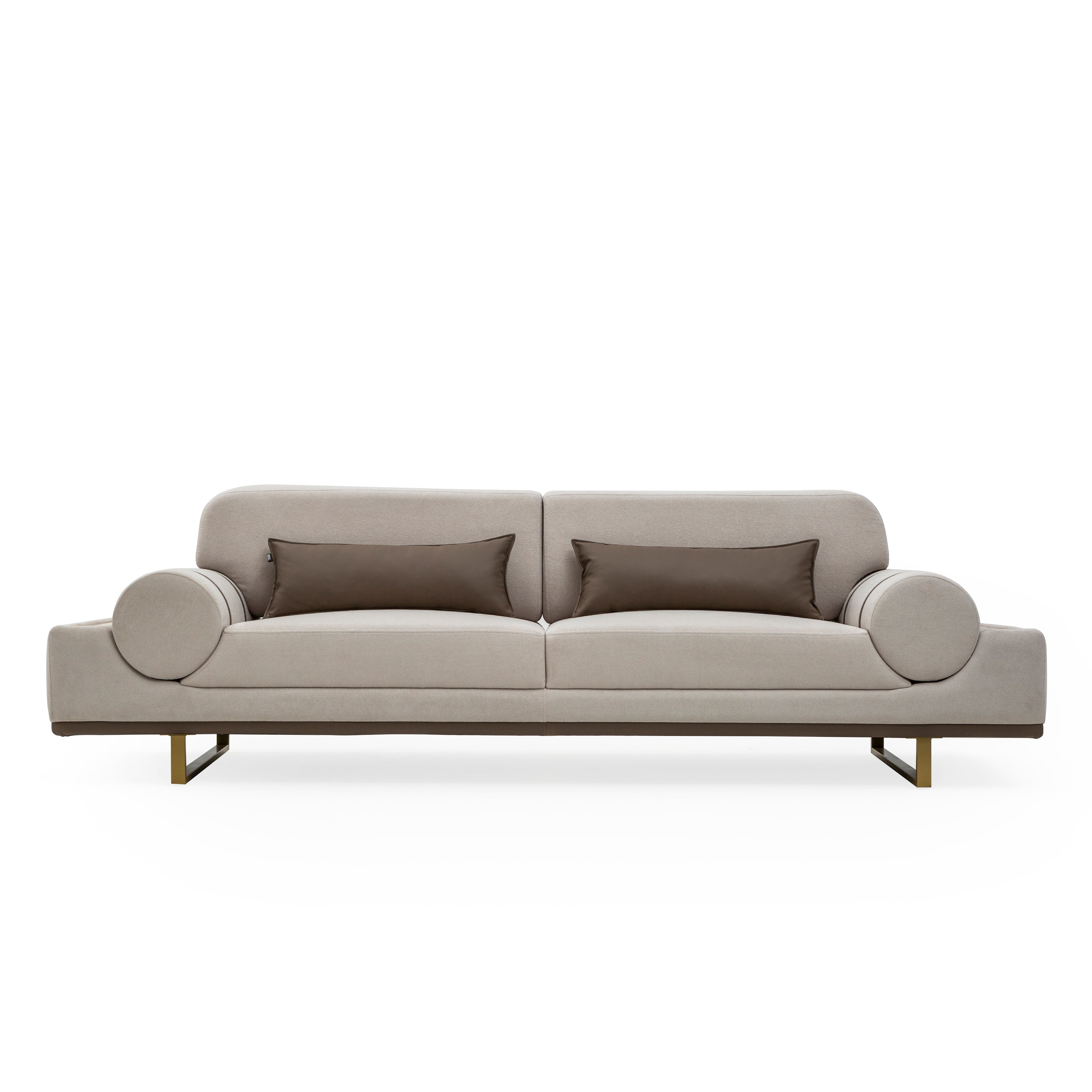 Четириместен разтегателен диван «Milas» + две декоративни възглавници, ширина 280см