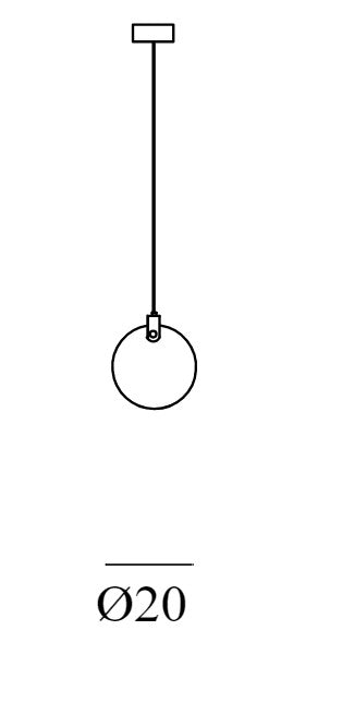 Висяща лампа за таван «Alabaster»