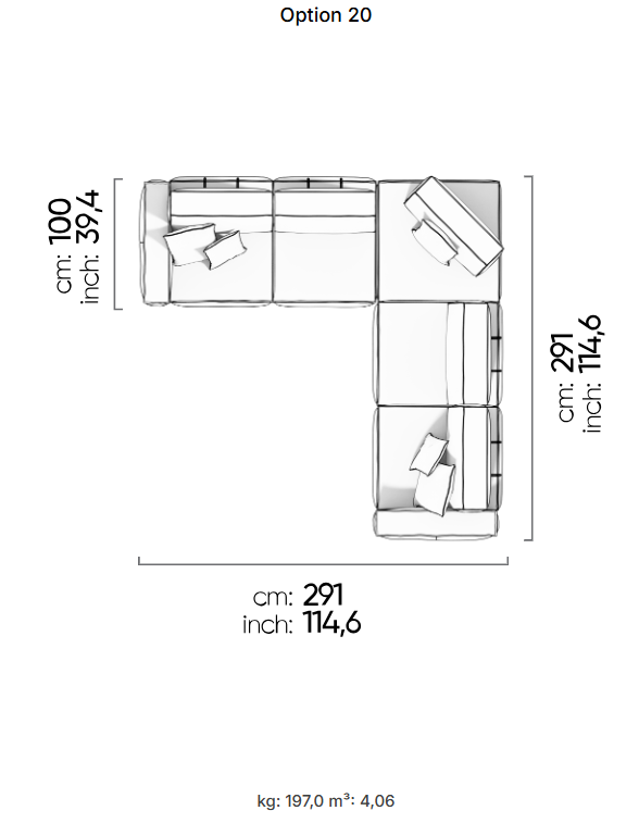 75 готови конфигурации на модулен разтегателен диван «Air Cavalli Relax»