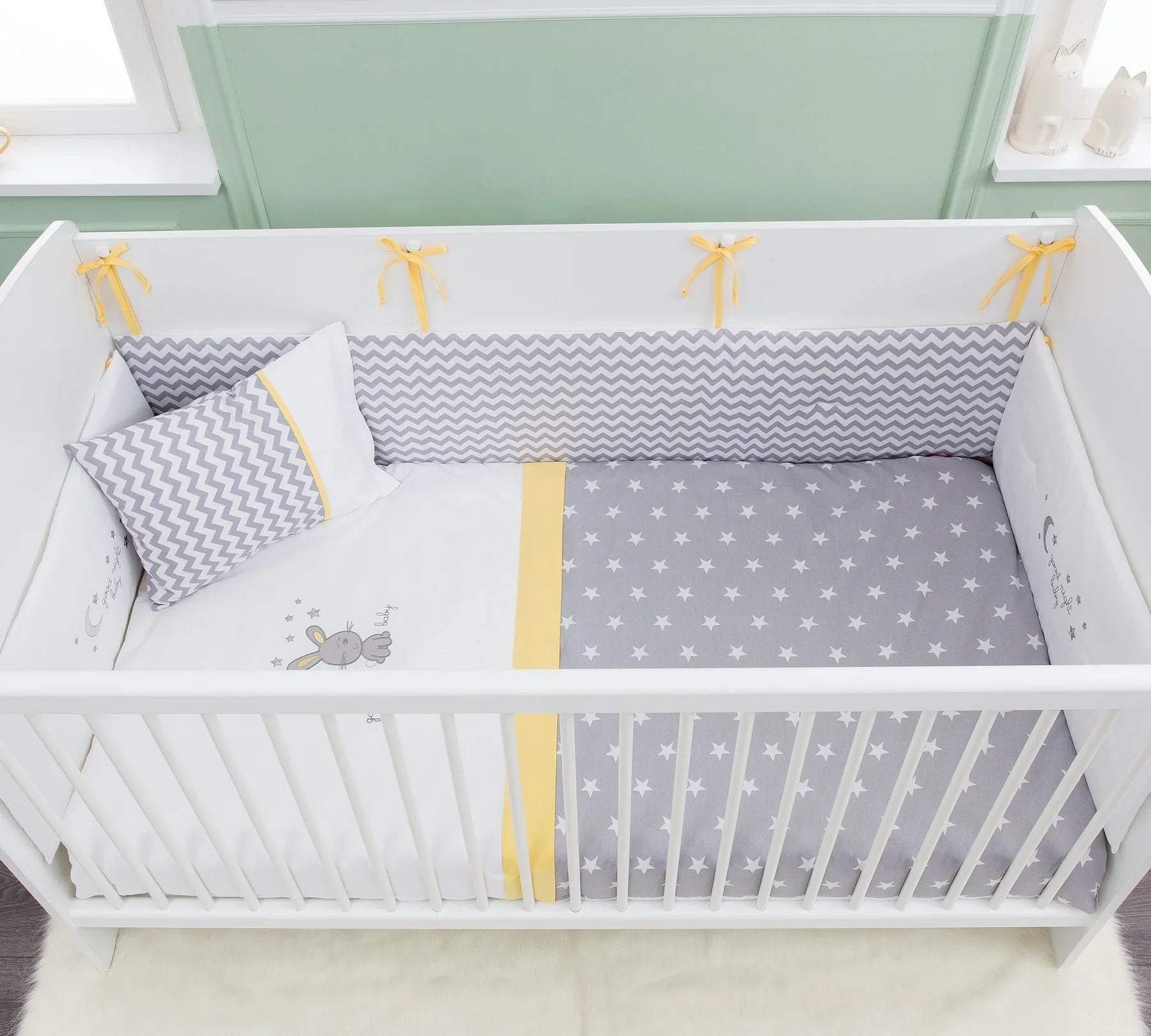 Бебешки спален комплект «Happy Nights» с размер 60x120см