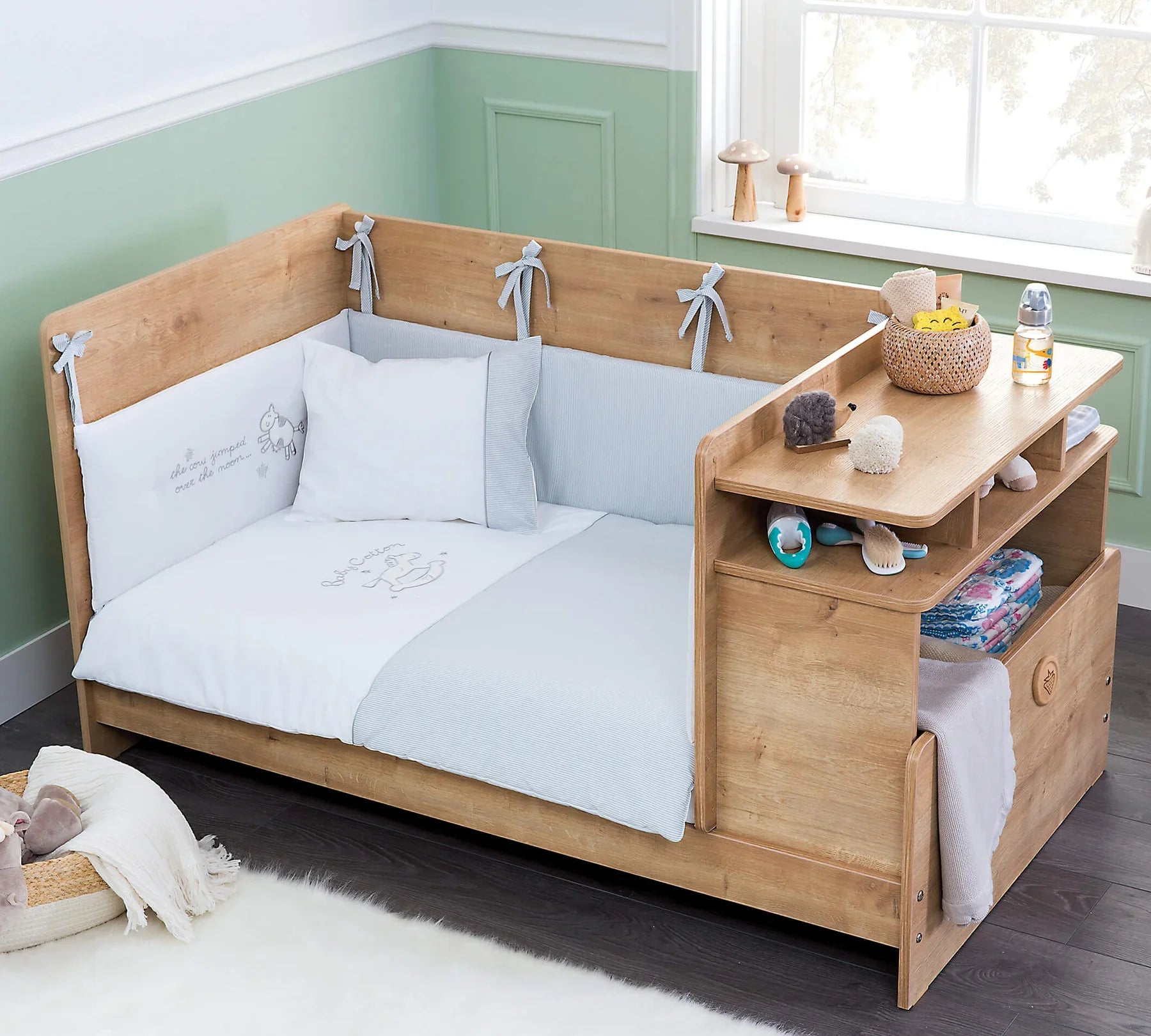 Бебешки спален комплект «Baby Cotton» с размер 80х130см