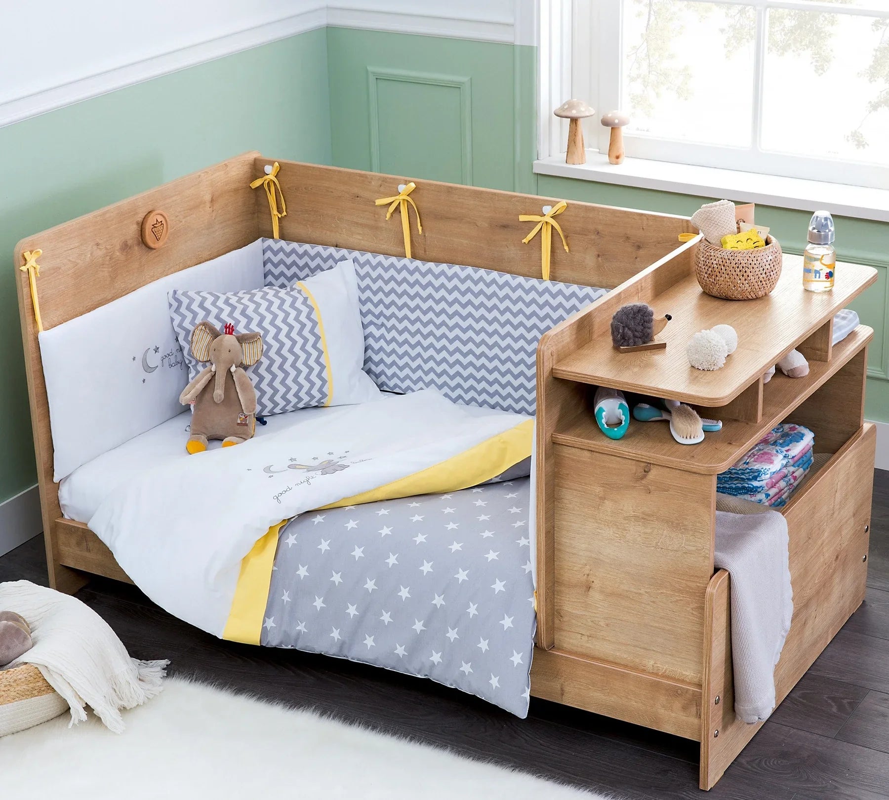 Бебешки спален комплект «Happy Nights» с размер 60x120см