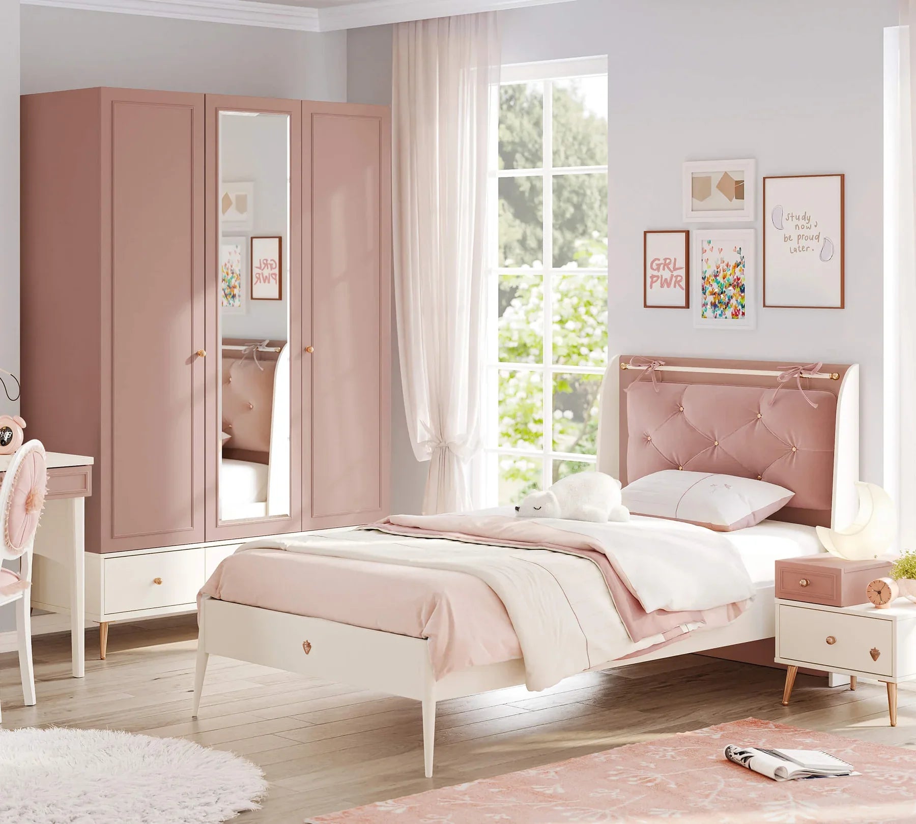 Покривало за легло «Rossy» + калъфка, размер 100-120см