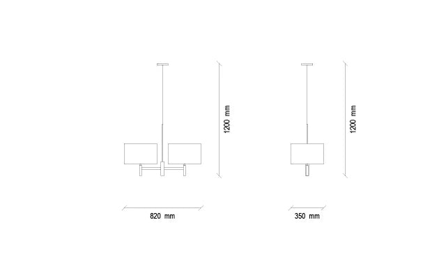 Висяща лампа за таван «Clementine»
