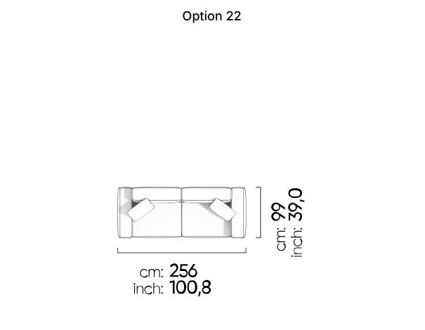 113 готови конфигурации на модулен диван «Cubic»