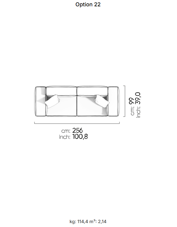 64 готови конфигурации на модулен диван «Plus Poufy»
