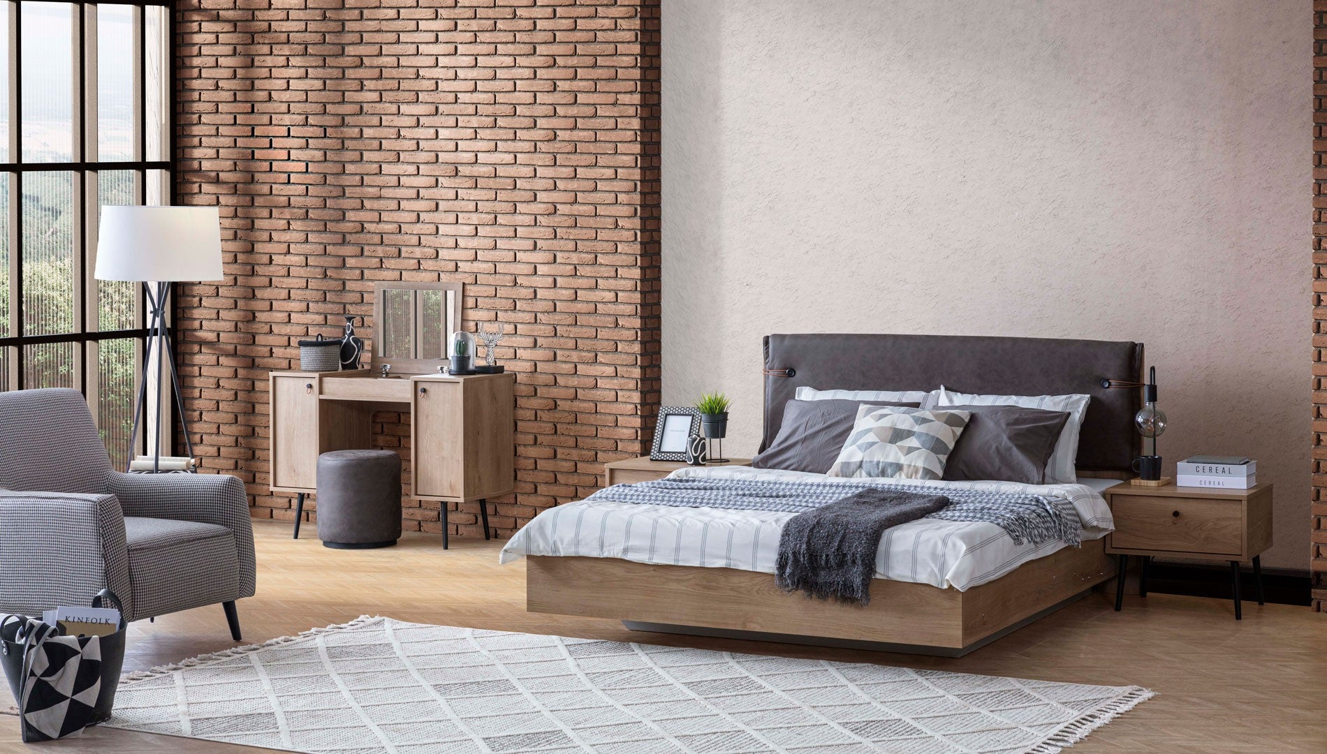 Легло «Plus» с място за съхранение, повдигащ механизъм