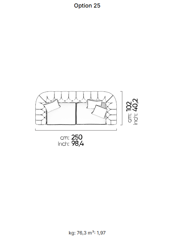 50 готови конфигурации на модулен диван «Aspendos»