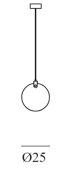 Висяща лампа за таван «Alabaster»