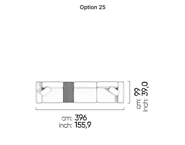 113 готови конфигурации на модулен диван «Cubic»