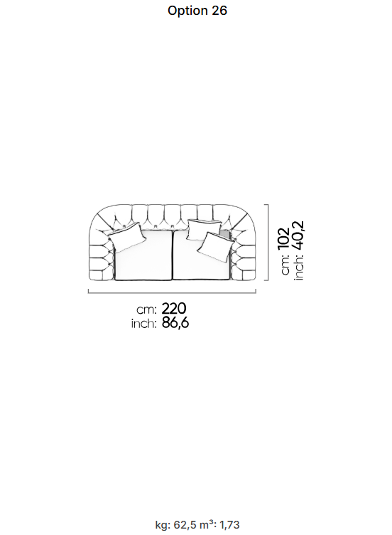 50 готови конфигурации на модулен диван «Aspendos»
