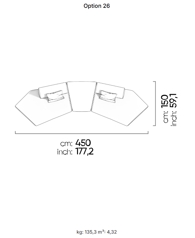 69 готови конфигурации на модулен диван «Heritage»