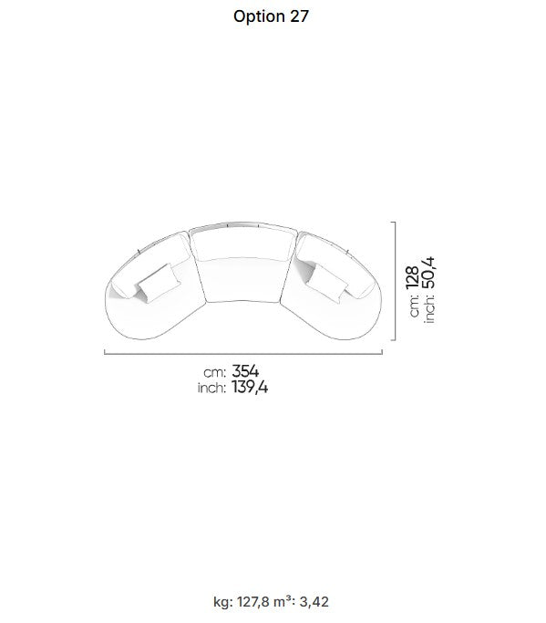 25 готови конфигурации на модулен разтегателен диван «Bon Bon»