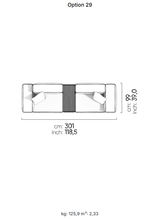 64 готови конфигурации на модулен диван «Plus Poufy»