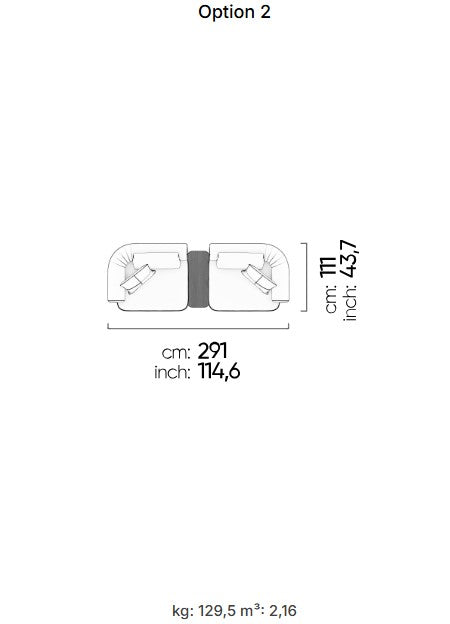 26 готови конфигурации на модулен диван «Kyoto»