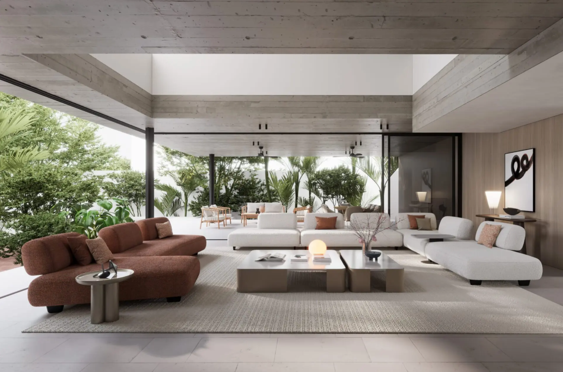 10 модула за модулен разтегателен диван «Bon Bon Linea»