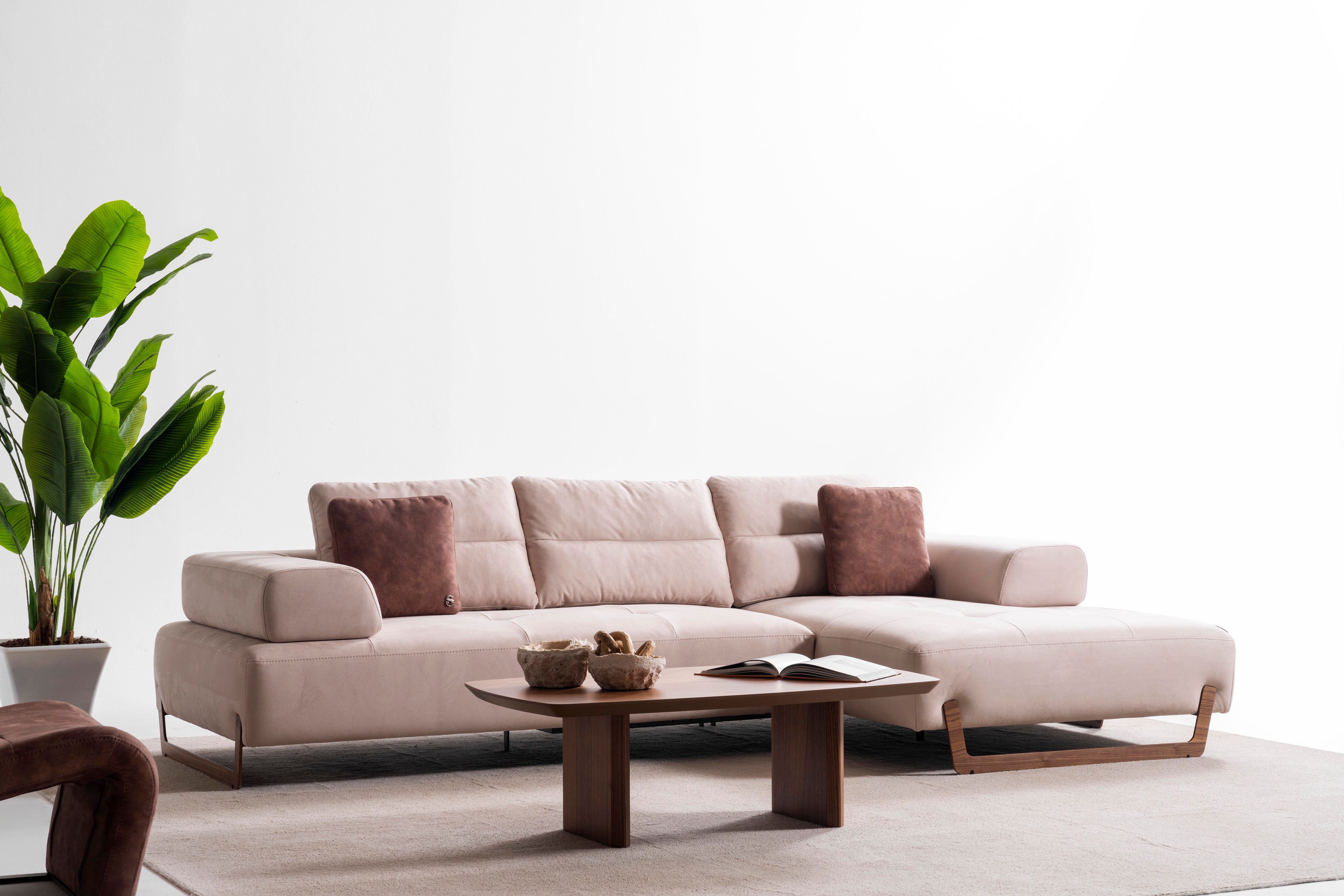 Ъглов разтегателен диван «Sirocco Relax» + две декоративни възглавници, ширина 315см