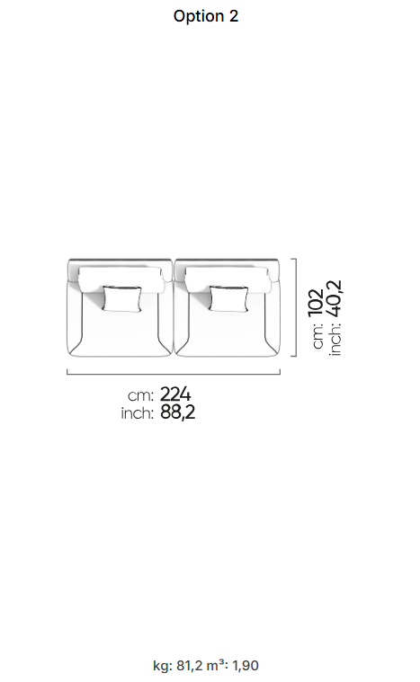 33 готови конфигурации на модулен диван «Lugano»