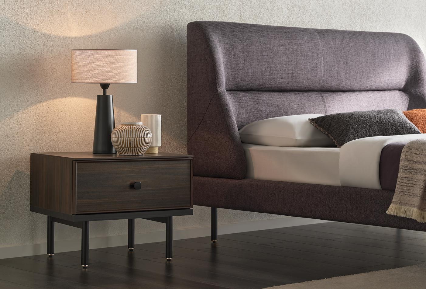 Нощно шкафче «Parma» + чекмедже, размер 58х50х48см