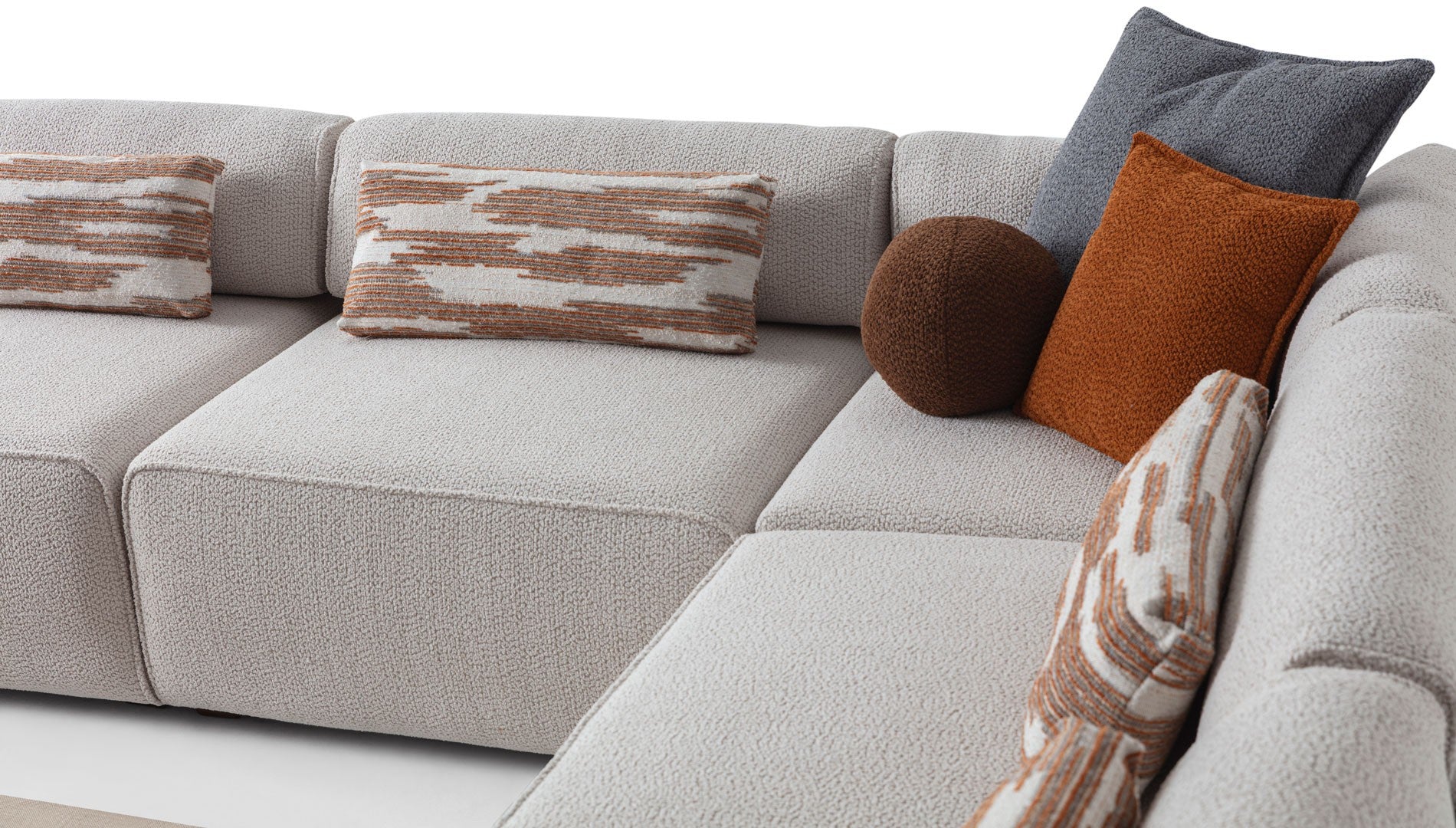 Модулен диван «Lego» + конзолна масичка, лежанка, 7 модула