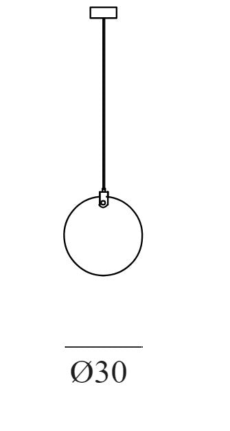 Висяща лампа за таван «Alabaster»