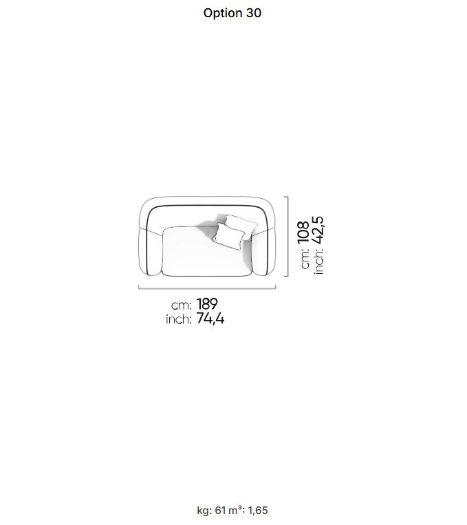 30 готови конфигурации на модулен диван «Icona» + конзолна масичка, лежанка