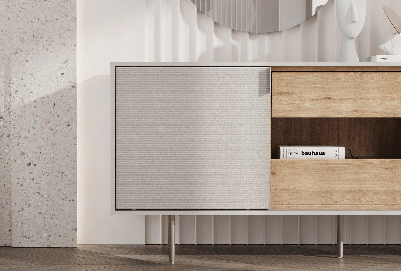 Бюфет «Cante» с две чекмеджета, размер 190х81х52см