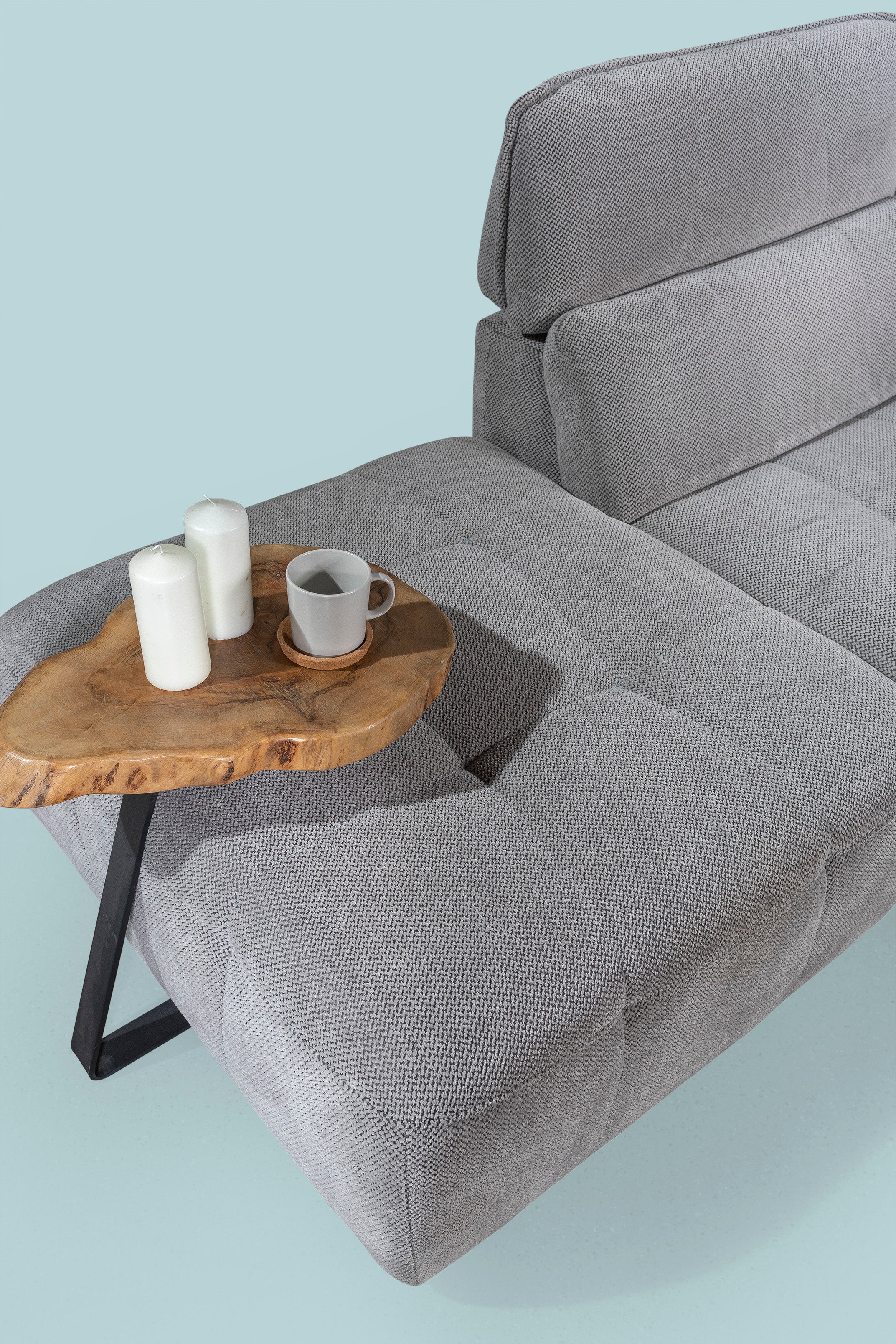 Ъглов диван разтегателен «Como Big» + електрически релакс механизъм, ширина 305см