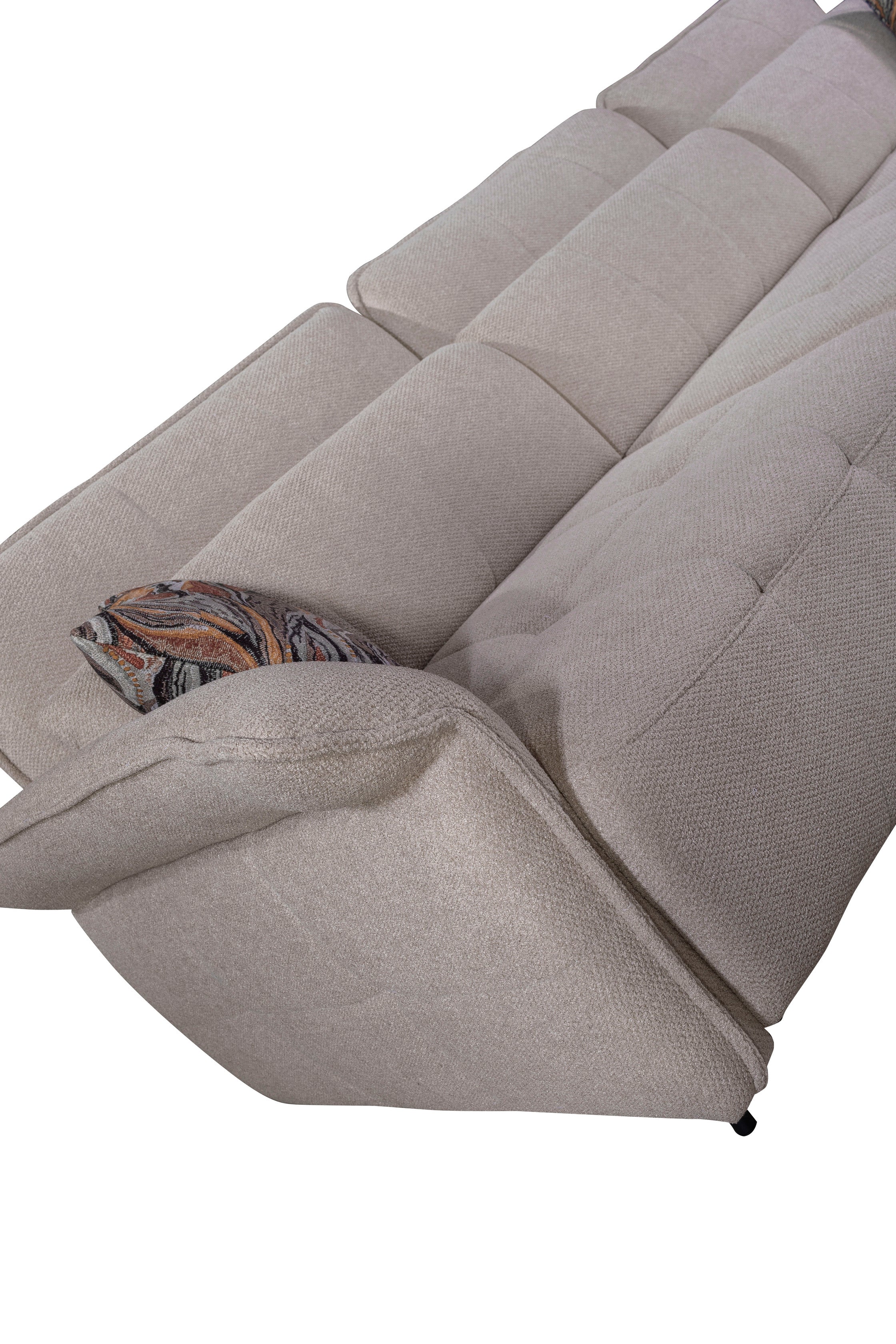 Ъглов разтегателен диван - легло «Como Relax» + две декоративни възглавници, ширина 320см