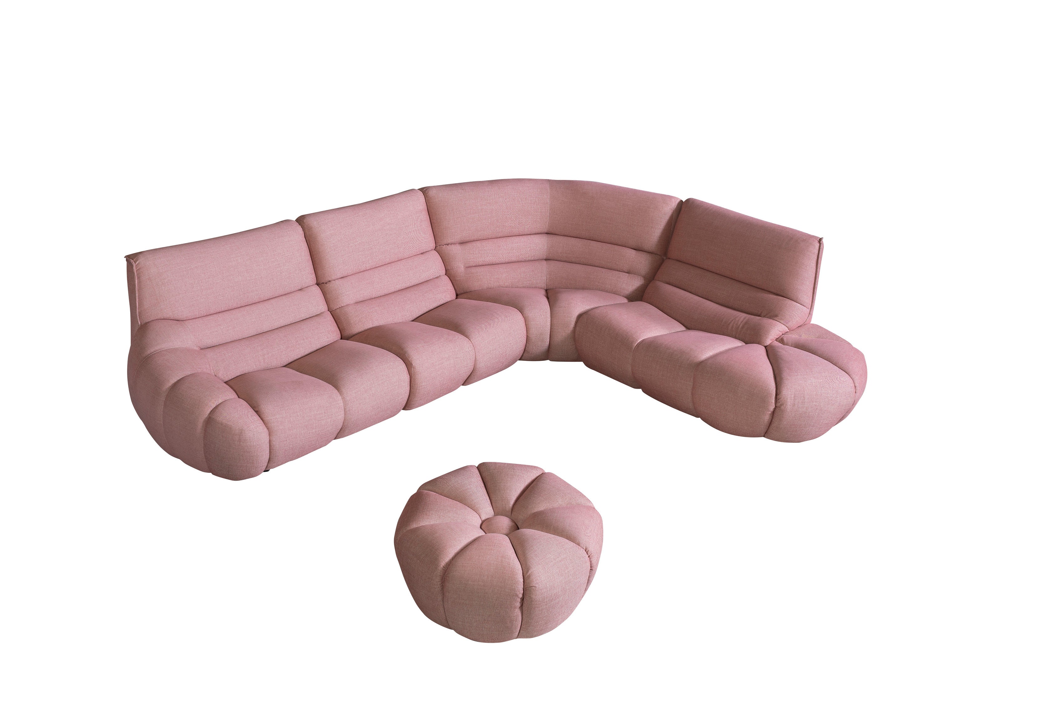 Ъглов диван «Silva» + декоративни възглавници, ширина 310см