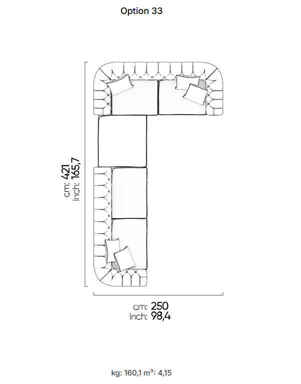 50 готови конфигурации на модулен диван «Aspendos»