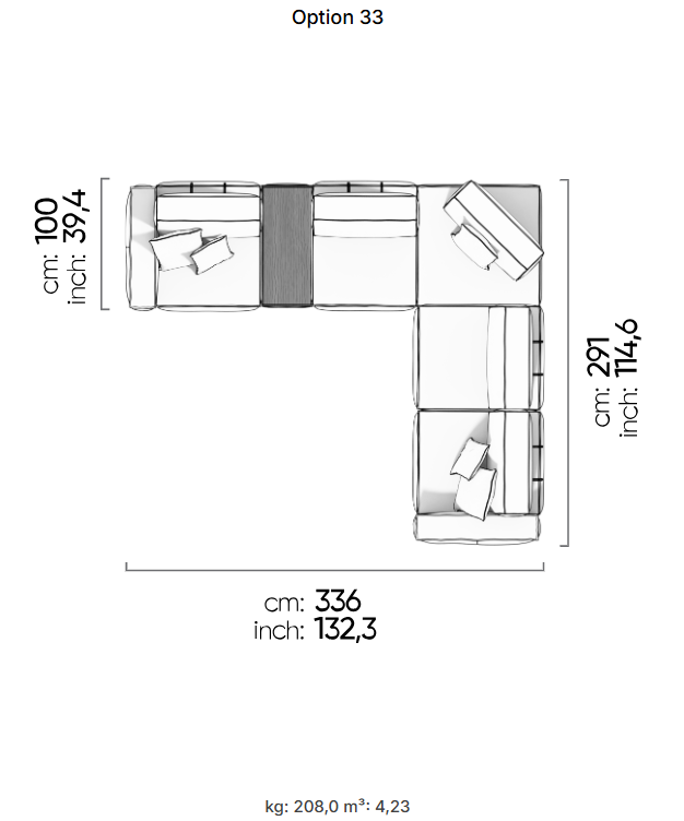 75 готови конфигурации на модулен разтегателен диван «Air Cavalli Relax»