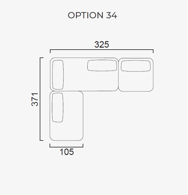 Модулен диван Bon Bon Linea - Готови конфигурации