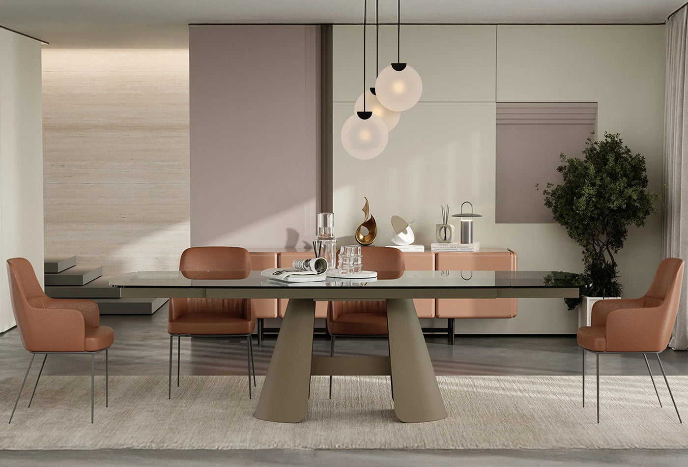 Трапезна разтегателна маса «Salda» с размер 180х76х90см