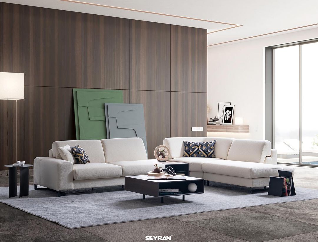 Модулен диван «Ada» с подвижни облегалки, конзолна масичка